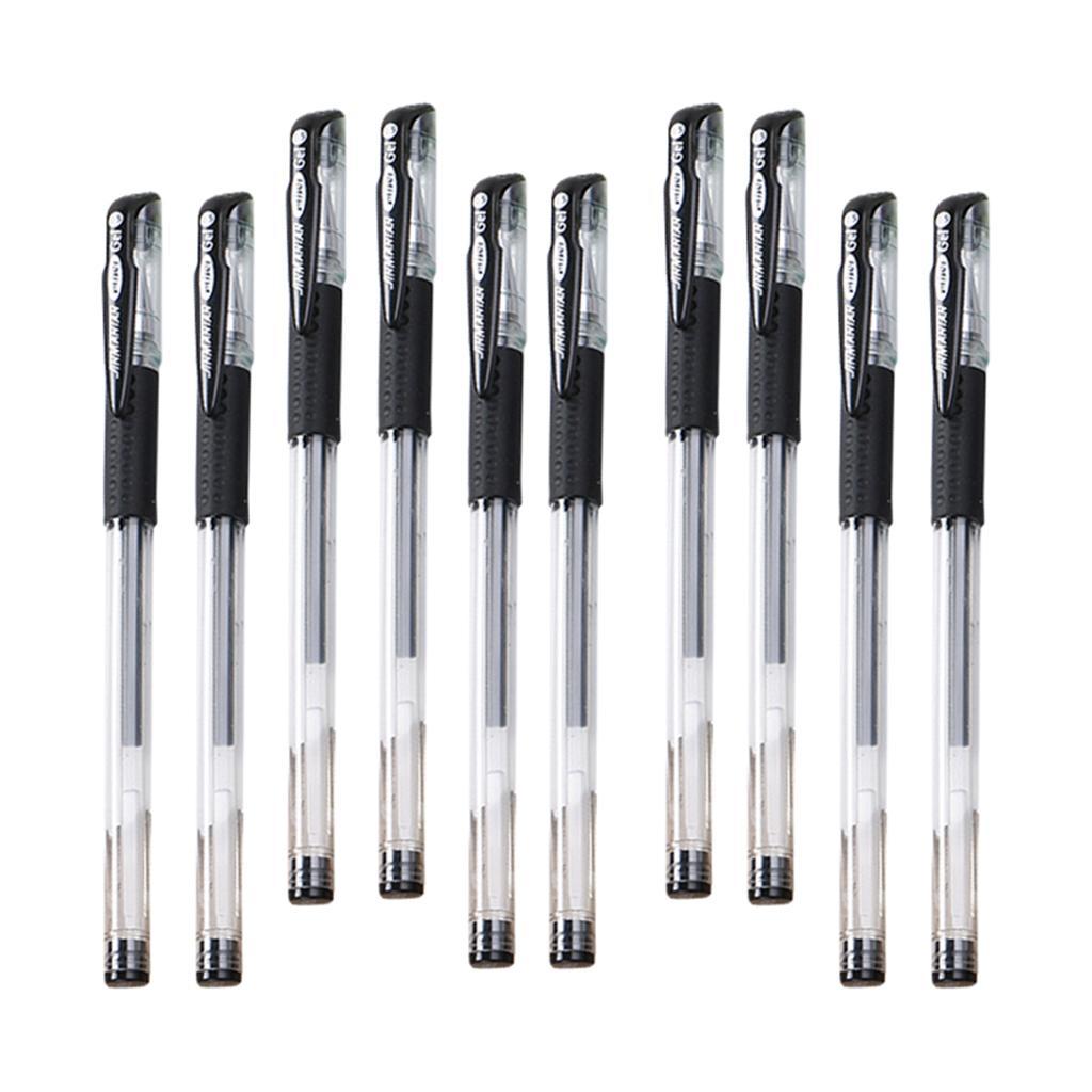 Medium Point 0.5mm Refills Roller Ball Pen Writing for School Black