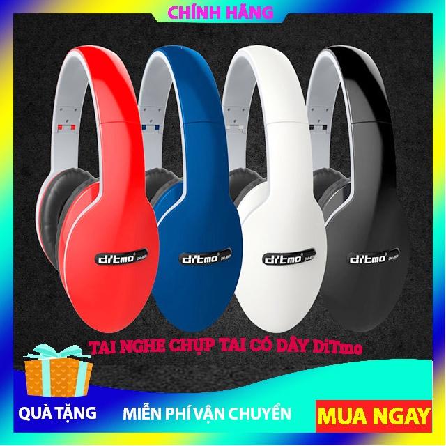 Tai Nghe chụp tai dây DITMO DM-2610 ECOKING Âm Thanh Nổi,có micro trò chuyện Có Thể Gập Lại kéo dài ra cỡ rộng và thiết