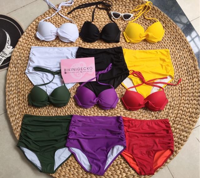 Bikini gọng xoắn nâng đẩy ngực