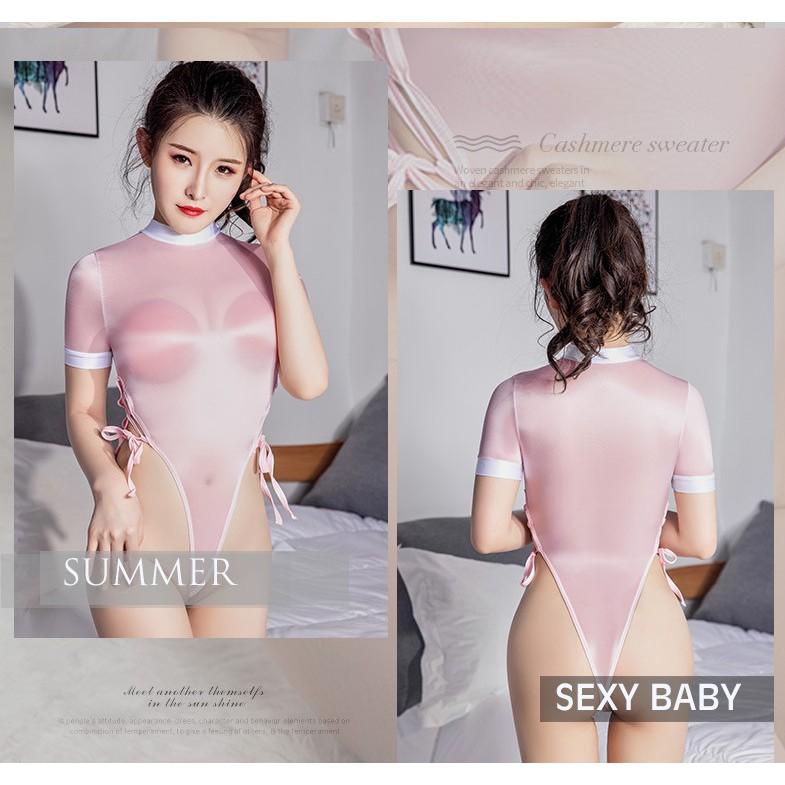 Đồ ngủ liền thân ôm body xuyên thấu sexy TK2609