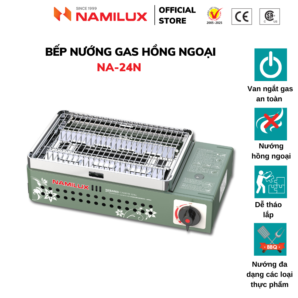 Bếp Nướng Hồng Ngoại NaMilux NH-84N / NA-24N I Tiện Lợi An Toàn Cho Mọi Gia Đình I Bảo Hành 06 Tháng I Hàng Chính Hãng