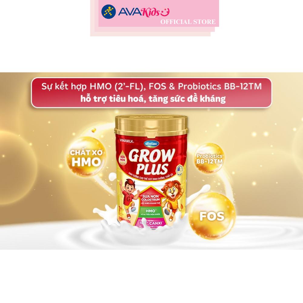 Sữa bột Dielac Grow Plus 1+ HT 850g (sữa non) - Hộp - Hàng chính hãng