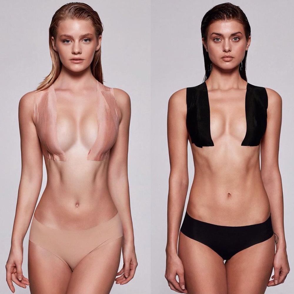 Ngực Boob Băng Áo Ngực Nâng Keo Đẩy Lên Băng Vú Pasties Tự Nâng Băng Cho AE Ly