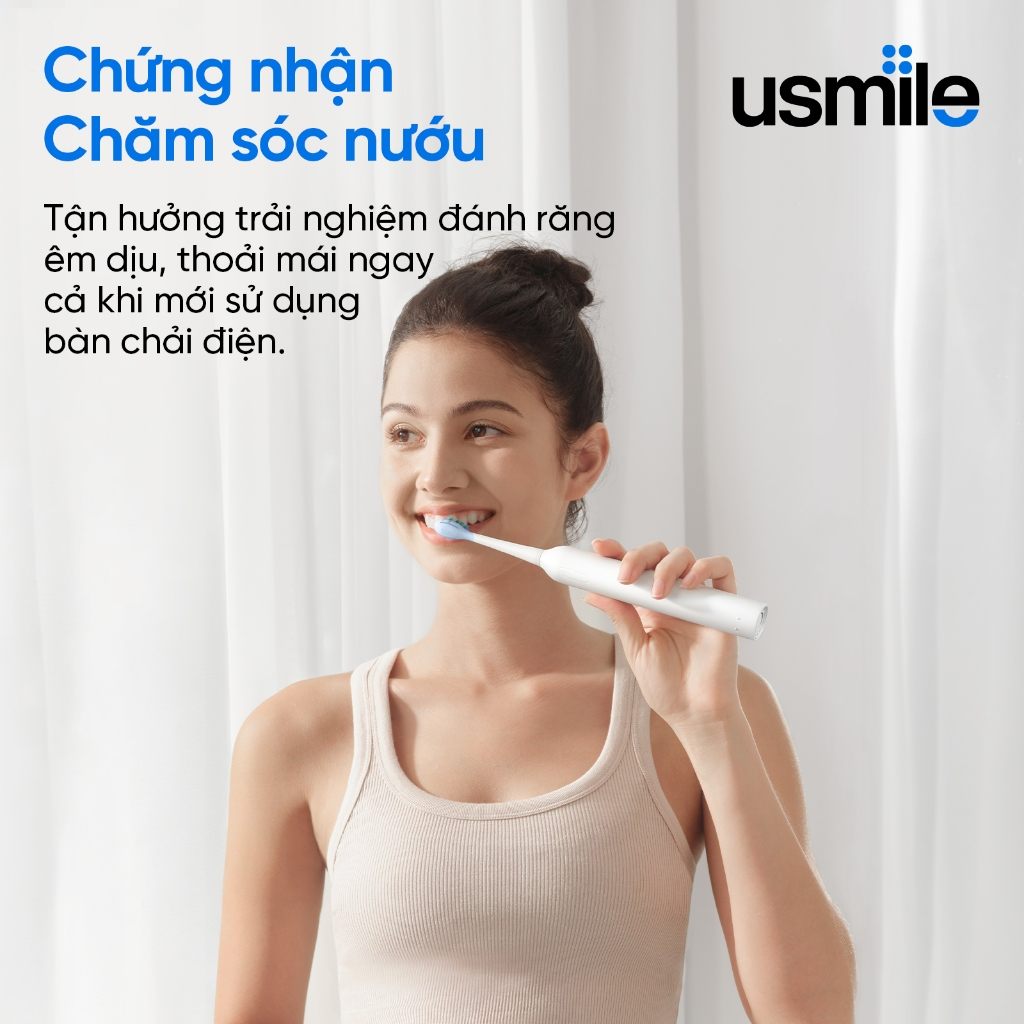 Bàn Chải Điện Sóng Siêu Âm Usmile P10 Pro - Hàng Chính Hãng