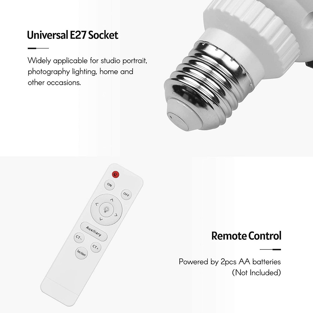 Bóng Đèn Led Siêu Sáng 285w Điều chỉnh nhiệt Độ Màu 3200k -6000k Có Remote