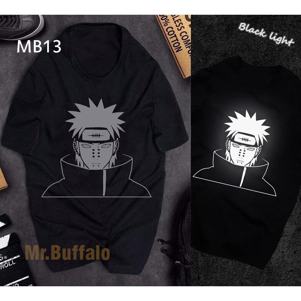 Áo Tay Lỡ Unisex Phản Quang Naruto Vải Mịn Đủ size - Pain