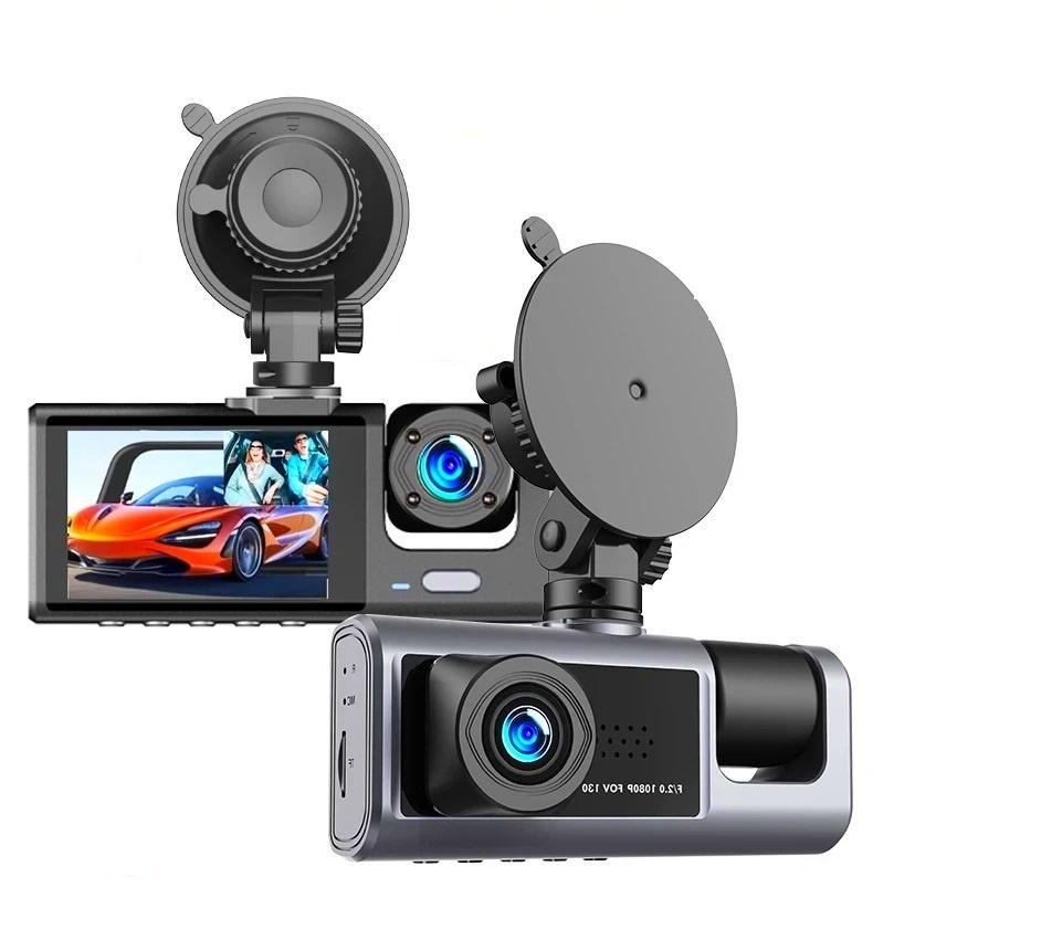 Camera Hành Trình 2 Mắt X01 FHD 1080P 30fps IR Ghi Hình Trước Và Trong Xe