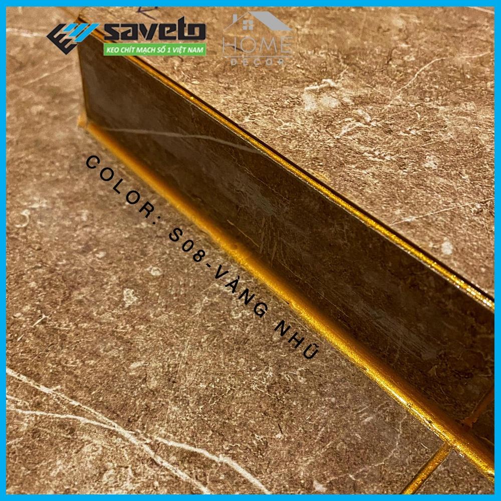 Bộ dụng cụ chà ron gạch Saveto- keo chà ron gạch Saveto 2 thành phần, cao cấp chính hãng chống thấm-chống bám bẩn