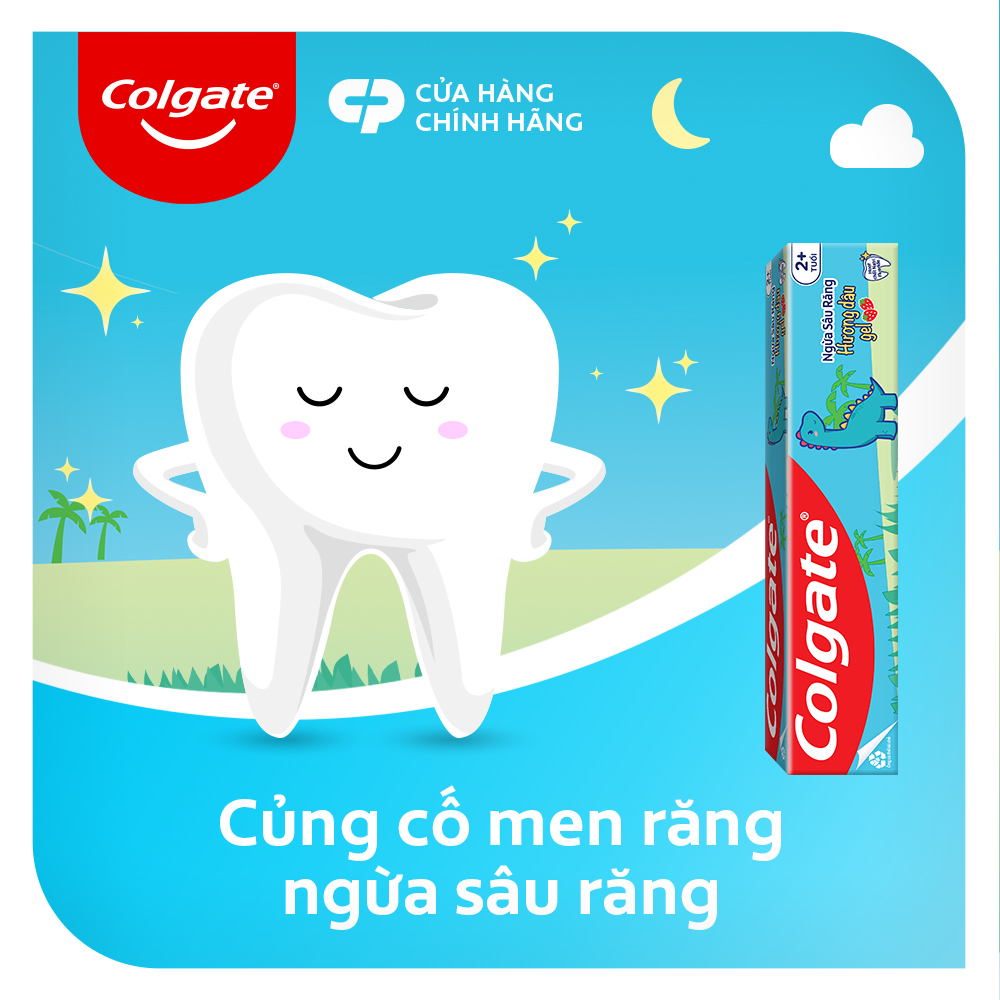 Kem đánh răng Colgate trẻ em khủng long hương dâu 40g