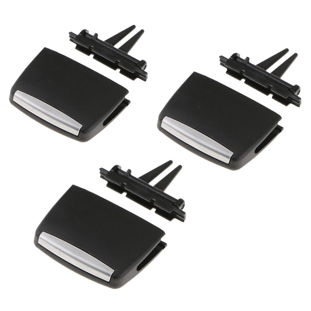 3 Miếng Phía Trước Xe Hơi Điều Hòa Không Khí Thông Hơi Ổ Cắm Tab Kẹp Cho Xe BMW X5 X6