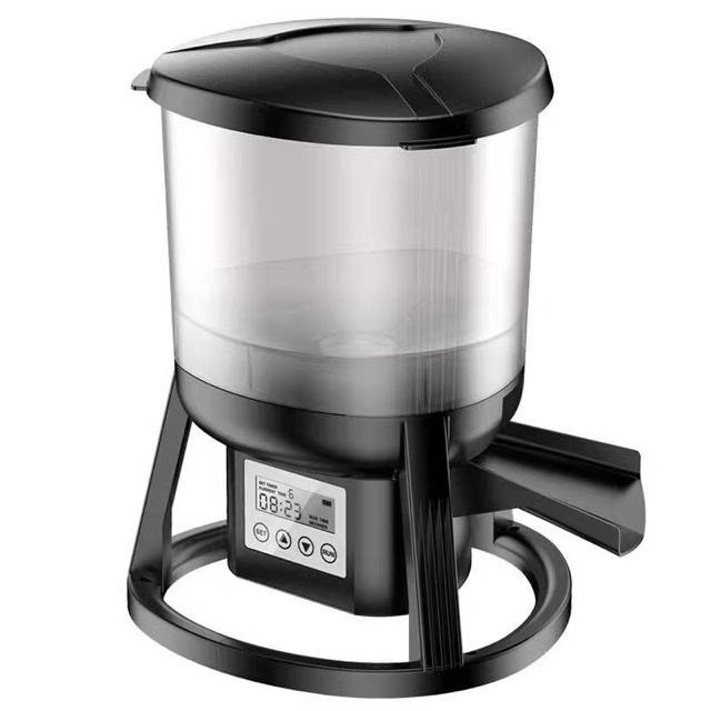 Máy cho cá Koi ăn tự động SunSun CFF 106; Mã năng lượng mặt trời CFF 206; Mã CFF 106