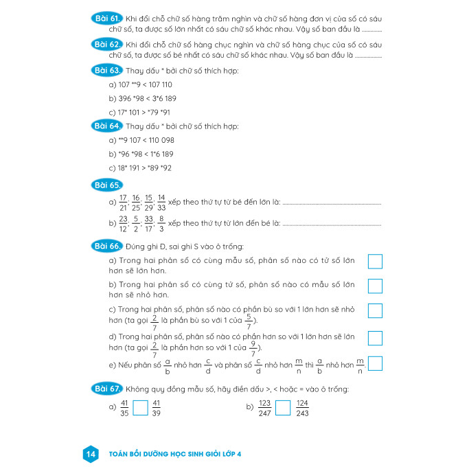 Sách - Toán Bồi Dưỡng Học Sinh Giỏi Lớp 4 - Biên soạn theo chương trình GDPT mới -