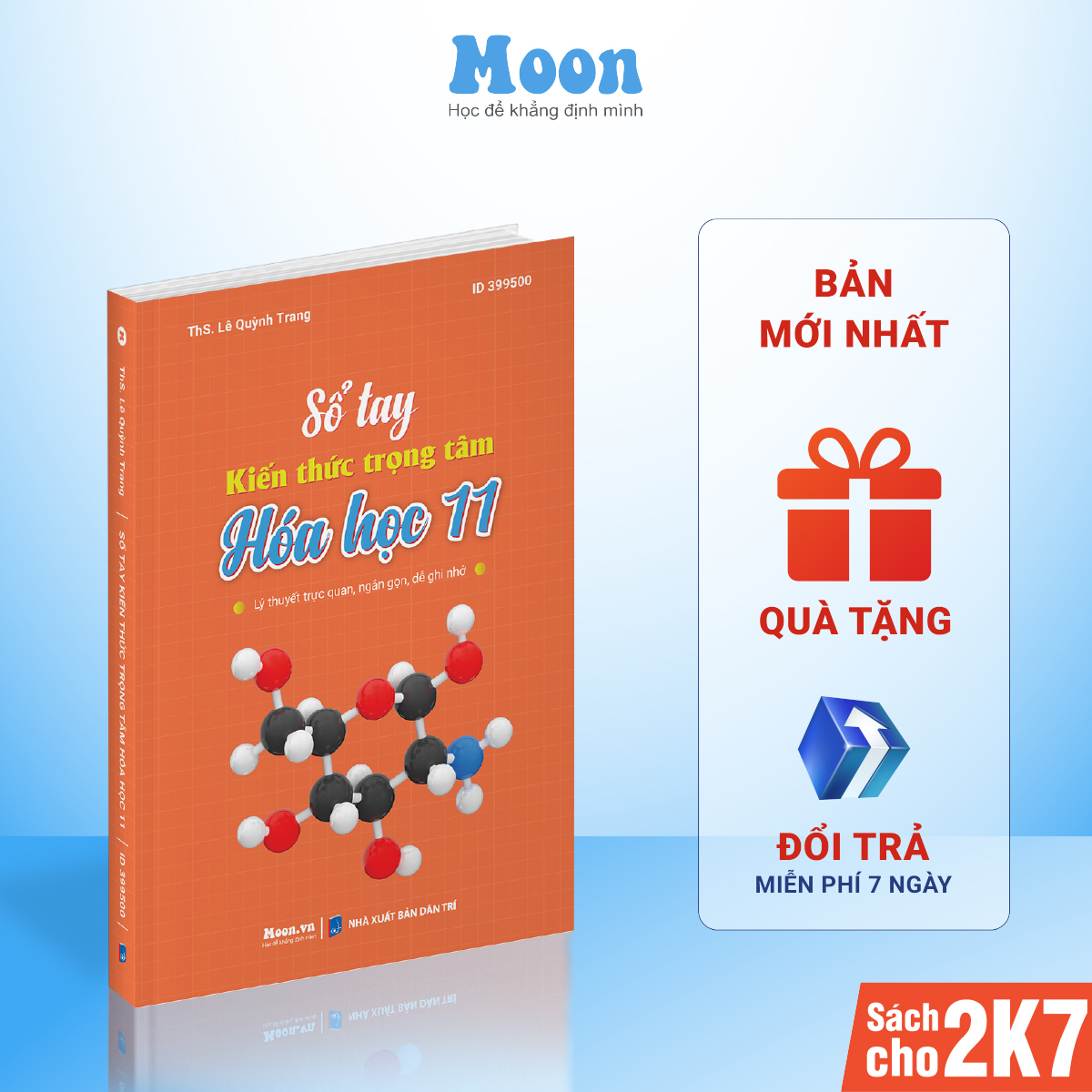 Sổ Tay Kiến Thức Trọng Tâm Hóa Học Lớp 11 Moonbook