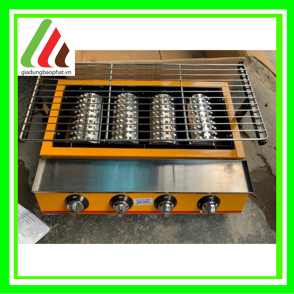 Bếp nướng gas BBQ ETON k222 k233 k288 với 4 6 8 họng đốt nướng hải sản, nướng thịt, nướng cá cho gia đình quán ăn nhà hàng