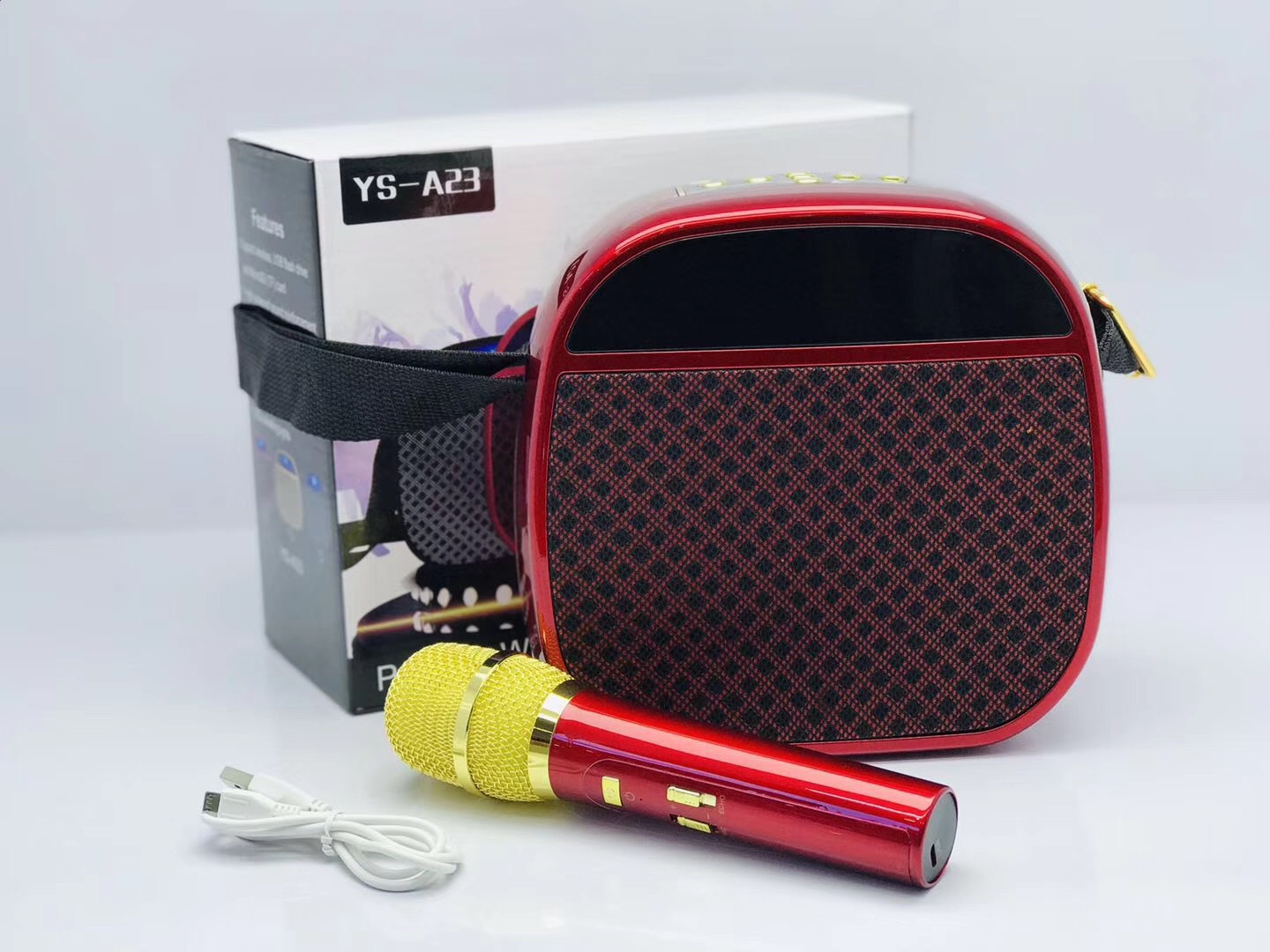 Loa karaoke bluetooth YS-A23 tặng 1 micro không dây ( Hàng Chính Hãng )