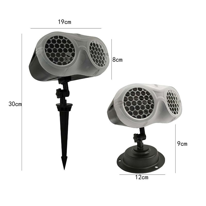 Máy chiếu Giáng sinh, máy chiếu Snowflakes LED với điều khiển từ xa và hẹn giờ, IP65 không thấm nước, cho quà tặng Giáng sinh, bên trong và bên ngoài trang trí tuyết