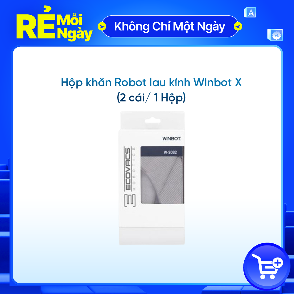 Hộp khăn Robot lau kính Winbot X - Hàng chính hãng