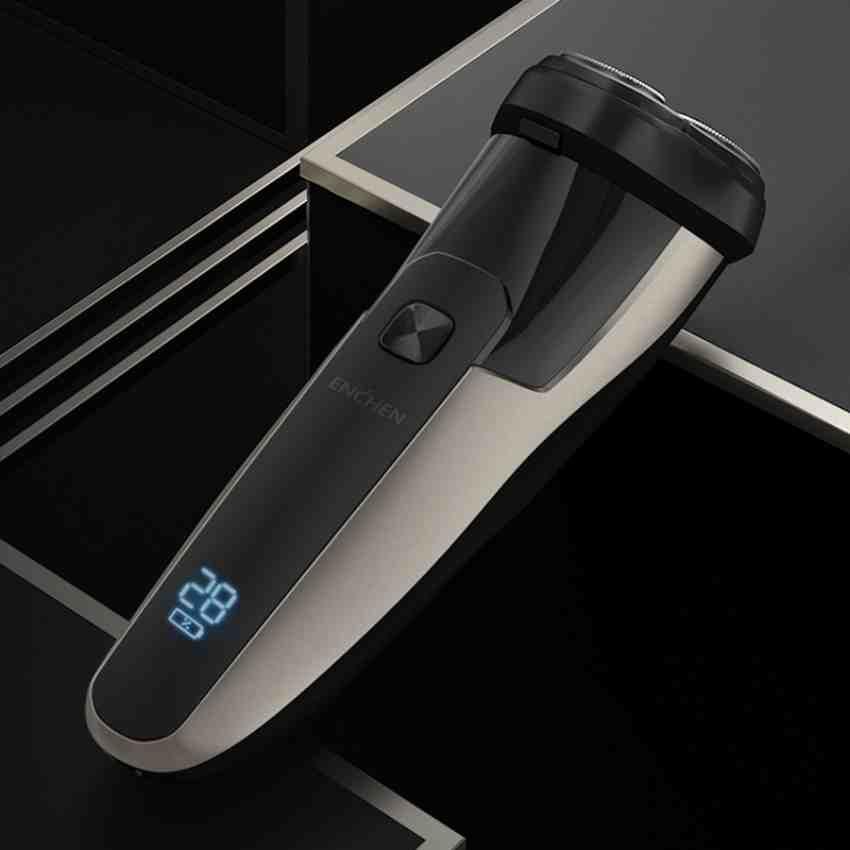 Máy cạo râu Enchen Blackstone 5S chống nước IPX7, pin sạc bền bỉ, lưỡi kép vành mỏng 0.9mm