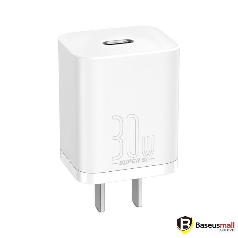 Baseus -BaseusMall VN Củ sạc nhanh Baseus Super Si Quick Charger 30W (Hàng chính hãng