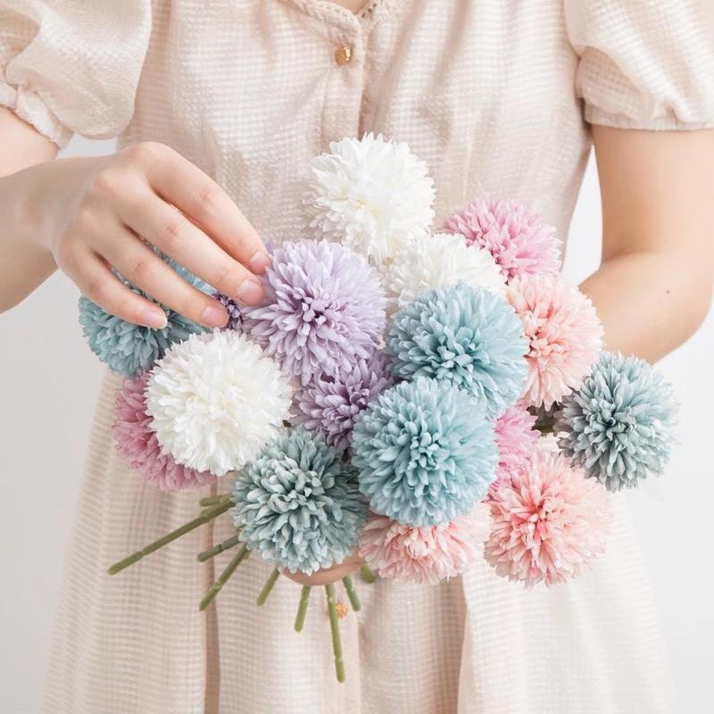 Hoa Bồ Công Anh giả bằng vải lụa loại dài 29cm bông