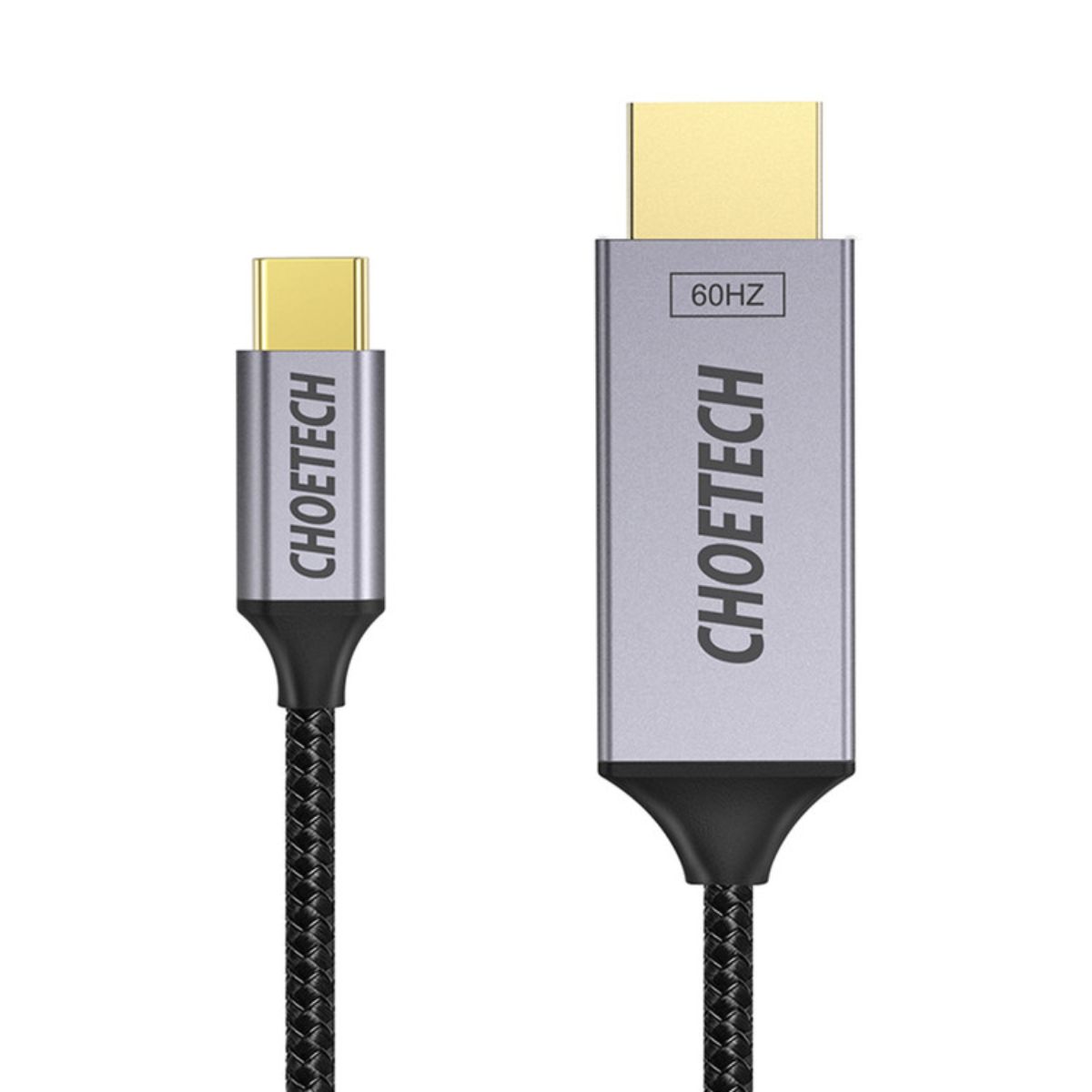 Cáp chuyển Type C sang HDMI 4K@60Hz Choetech XCH-1804 tương thích Thunderbolt 3 dài 1.8M