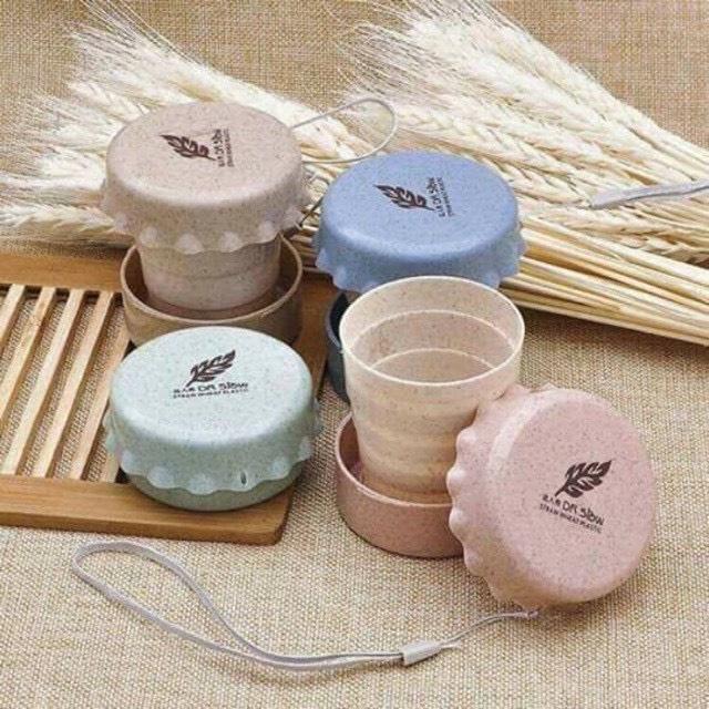 Ly Cốc Gấp Gọn Lúa Mạch Tiện Ích Tiết Kiệm Diện Tiwchs Nhà Cửa