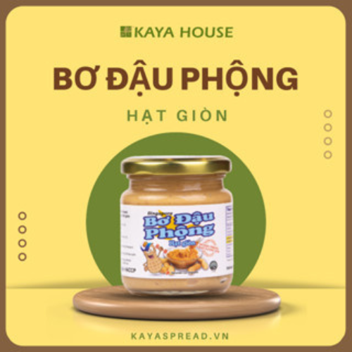 Mứt Bơ đậu phộng Crunchy hũ 200G - Sing Kee Kaya - Ăn kèm với Sandwich, làm nguyên liệu nấu ăn