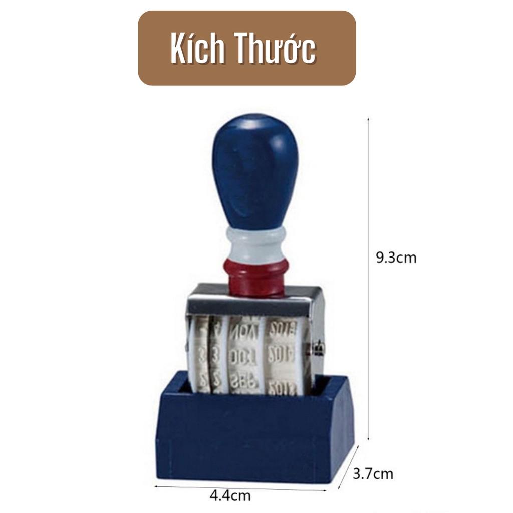 Con Lăn In Thời Gian Bằng Gỗ Phong Cách Cổ Điển Làm Đồ Thủ Công DIY ST423