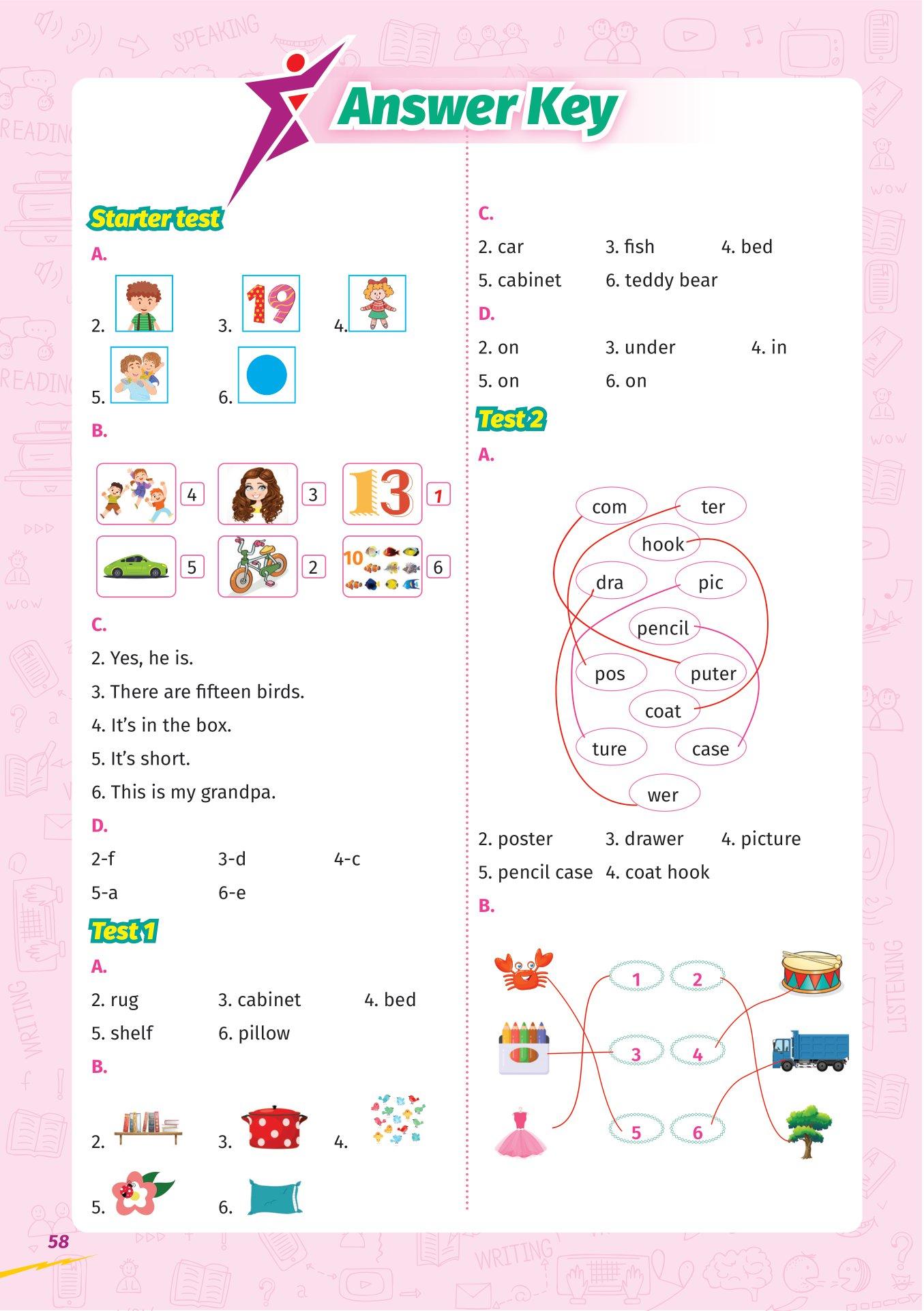 Super Test - Đề Kiểm Tra Nhanh Tiếng Anh Cho Học Sinh Lớp 3