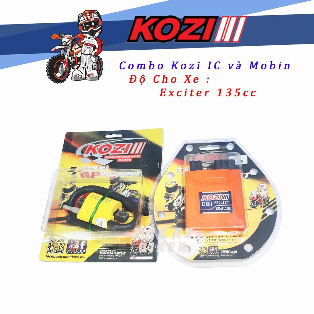 Combo Kozi IC và Mobin Độ Xe Exciter135 2011 Xe 5 Số - Made in Malaysia