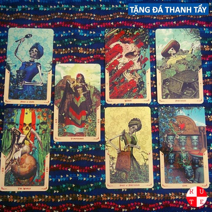 Bài Tarot Santa Muerte Tarot 78 Lá Bài Tặng File Tiếng Anh Và Đá Thanh Tẩy