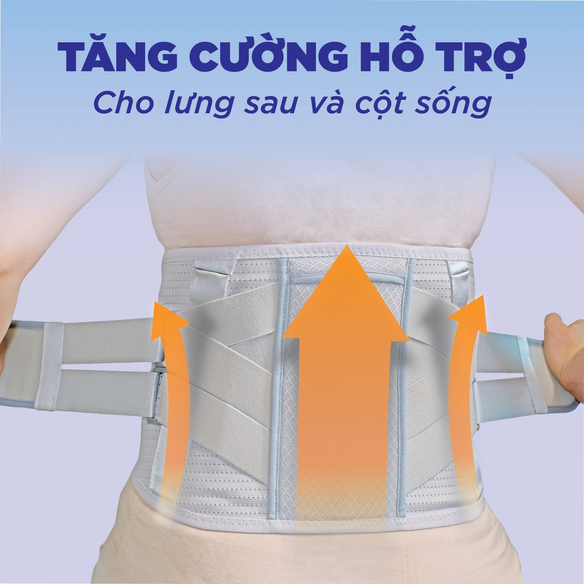 Hình ảnh Đai lưng cột sống Genky, hỗ trợ thoát vị, thoái hóa, đau lưng