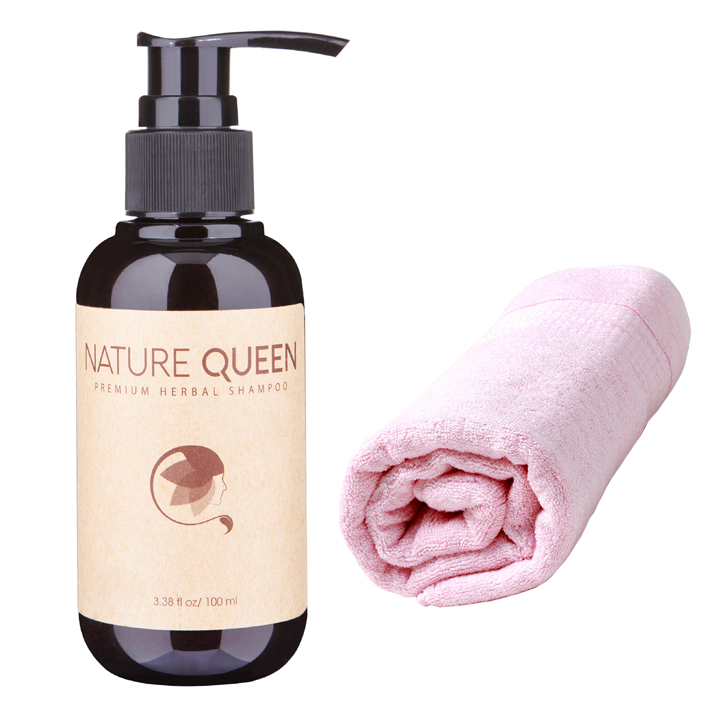 Dầu gội Nature Queen Trị rụng tóc 100ml - Tặng Khăn mặt