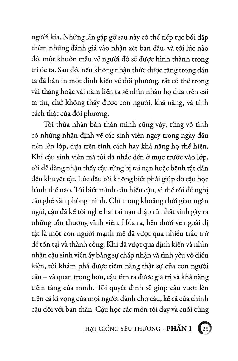 Sách Hạt Giống Yêu Thương