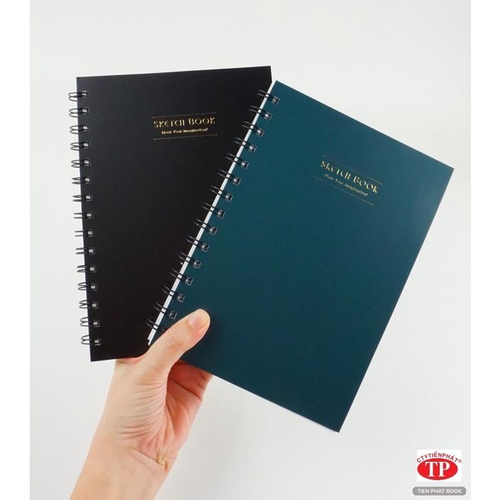 Sổ vẽ không lem A5/A4 100 trang Giấy 140 gsm SketchBook - Tienphatbook