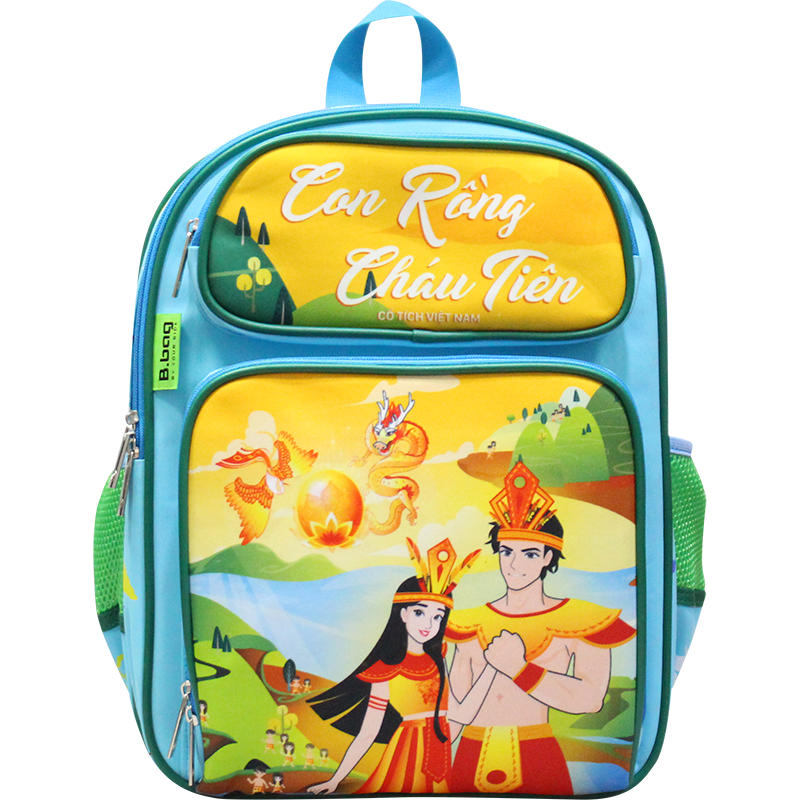 Ba Lô C1 Fairy Tale - Con Rồng Cháu Tiên B-12-097 - Xanh Nhạt