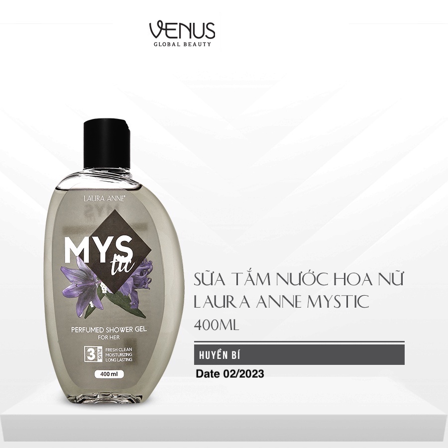 [QUÀ TẶNG KHÔNG BÁN] Sữa tắm nước hoa Nữ Laura Anne Mystic 400ml