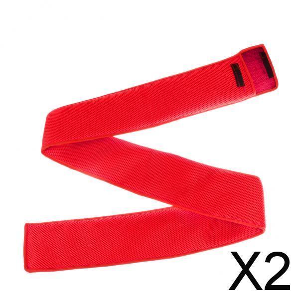 2xFishing Rod Bag Rod Sleeve Cover Fishing Pole Glove Protector Pouch Red