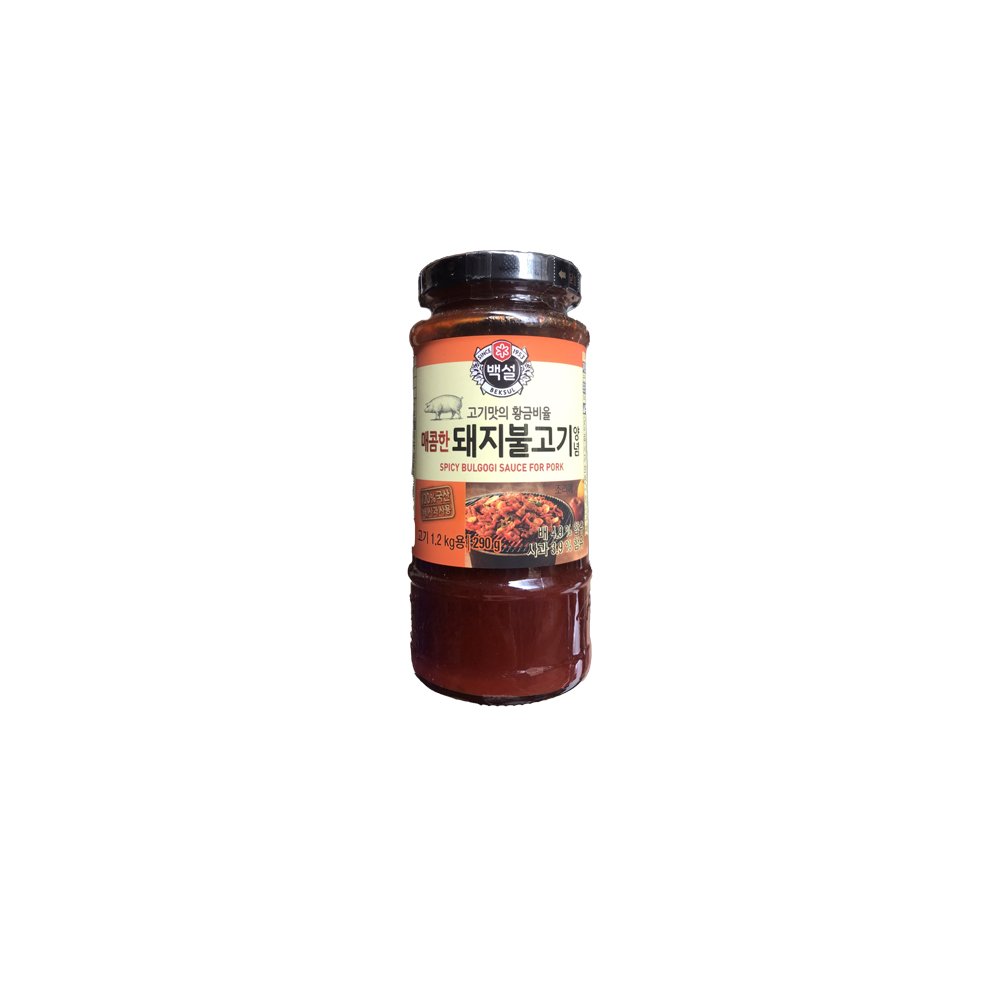 Combo Sốt Ướp BBQ Thịt Heo Bulgogi Beksul 290g Và Sốt Ướp Thịt Bò BBQ Beksul 290g - Nhập Khẩu Hàn Quốc