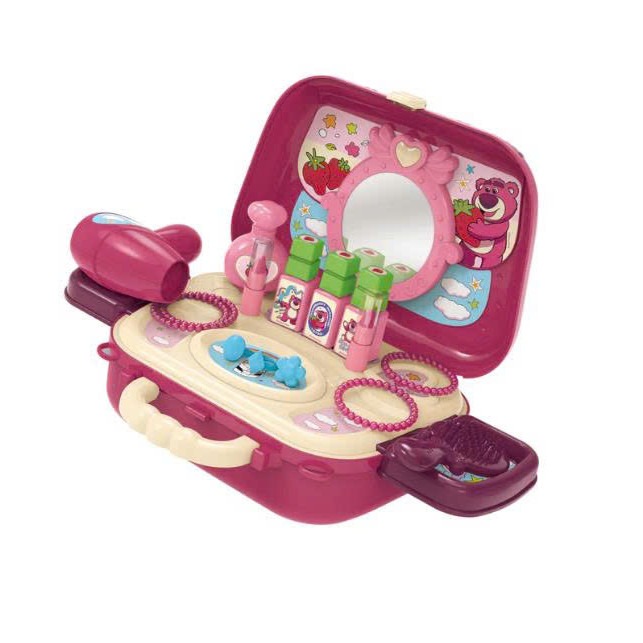 Đồ chơi - DISNEY - LT008-933A Túi xách làm đẹp Disney Pixar gấu Lotso (KT 25x10x19cm)