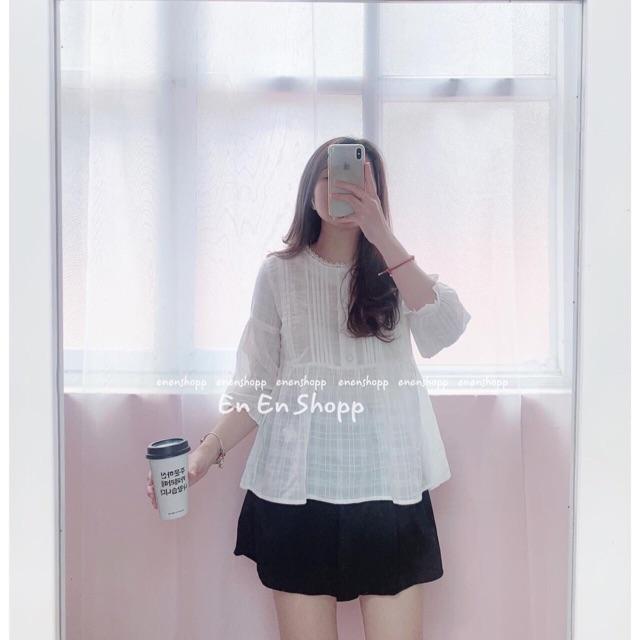 Áo babydoll hàng cúc mới-ảnh thật cuối