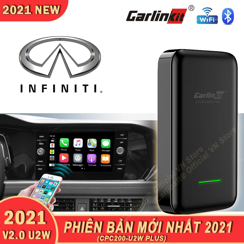 Hình ảnh Carlinkit 2.0 U2W Plus 2021 - Apple Carplay không dây cho xe Infiniti màn hình nguyên bản