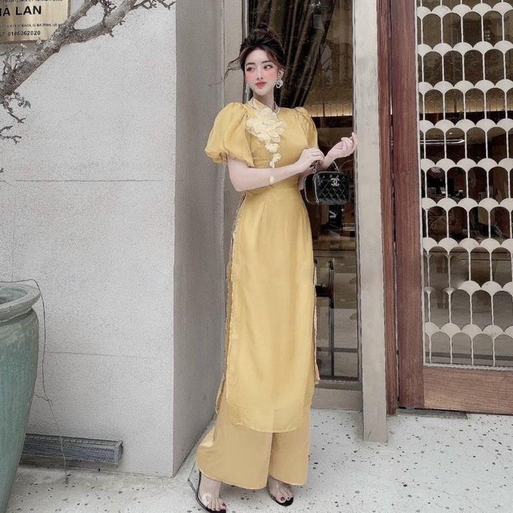 Áo Dài Đi Chơi LABELLE Nhiều Màu TKCC148