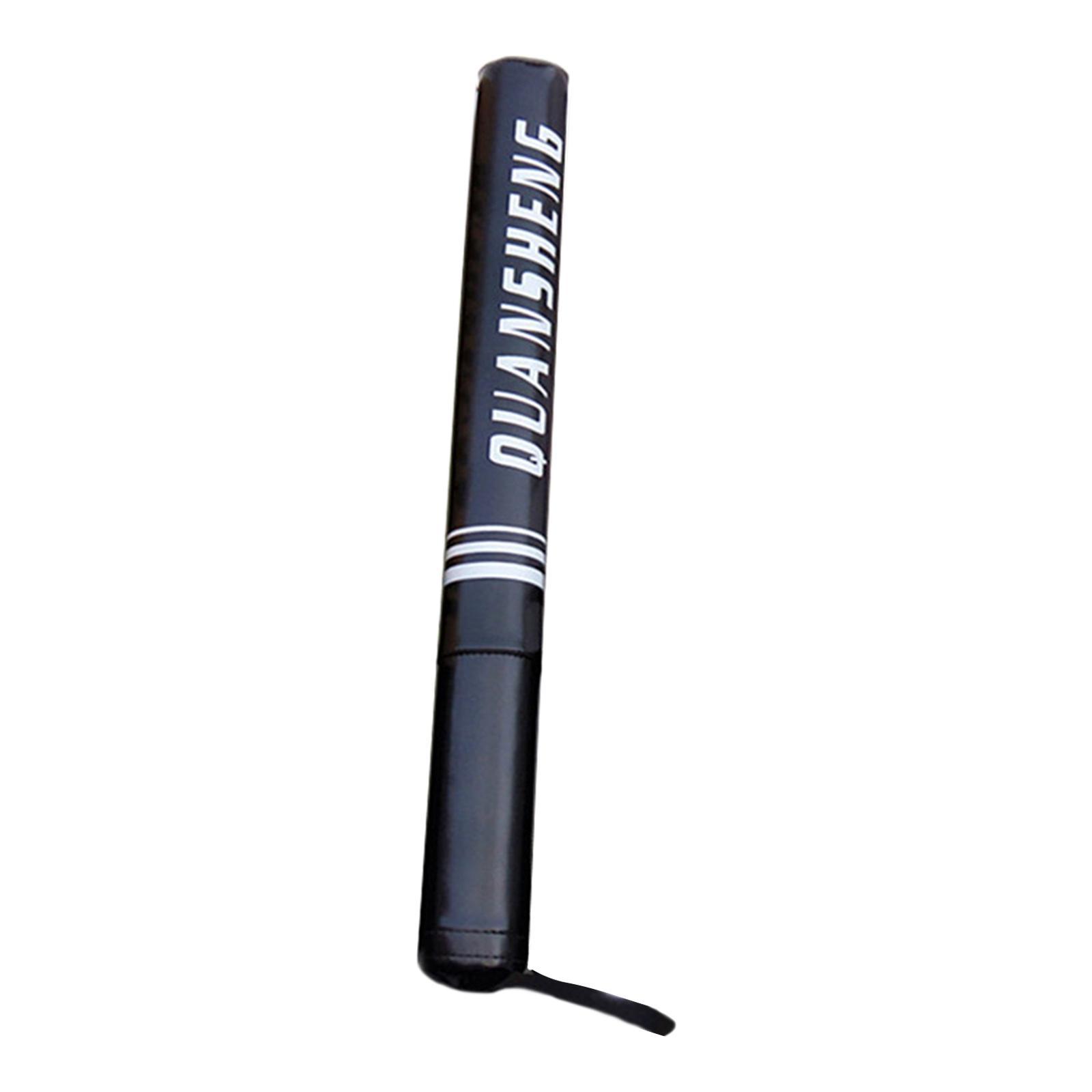 Boxing Training Stick Tốc độ chiến đấu Tốc độ Công cụ đấm bốc PU Da đá Kicking Thực hành Pad vật lộn với thiết bị tập trung Color: Black