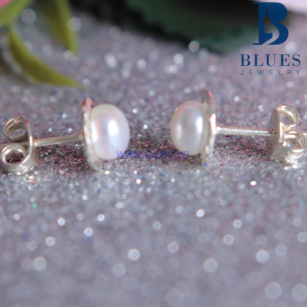 Bông Tai Bạc Nữ Lucky Pearl