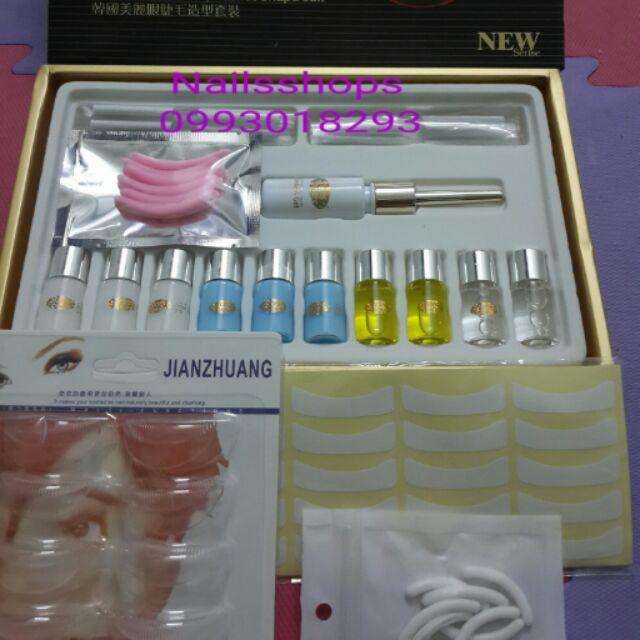 Combo thuốc uốn mi + trục 3d+ trục 6d+ dán mi dưới