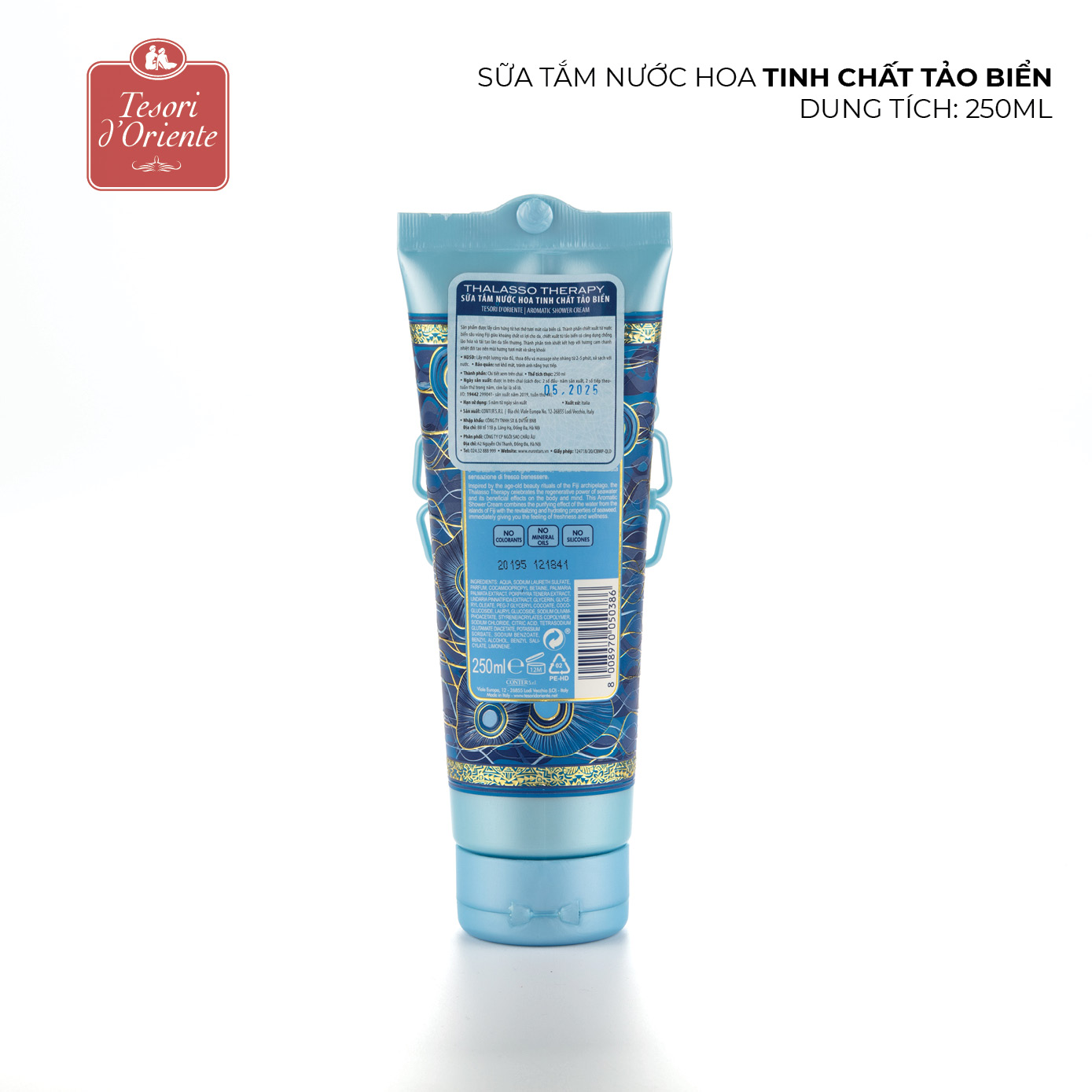 Sữa tắm Tesori d'Oriente hương thơm đến từ nước Ý - Thalasso Therapy 250ml chính hãng Italy