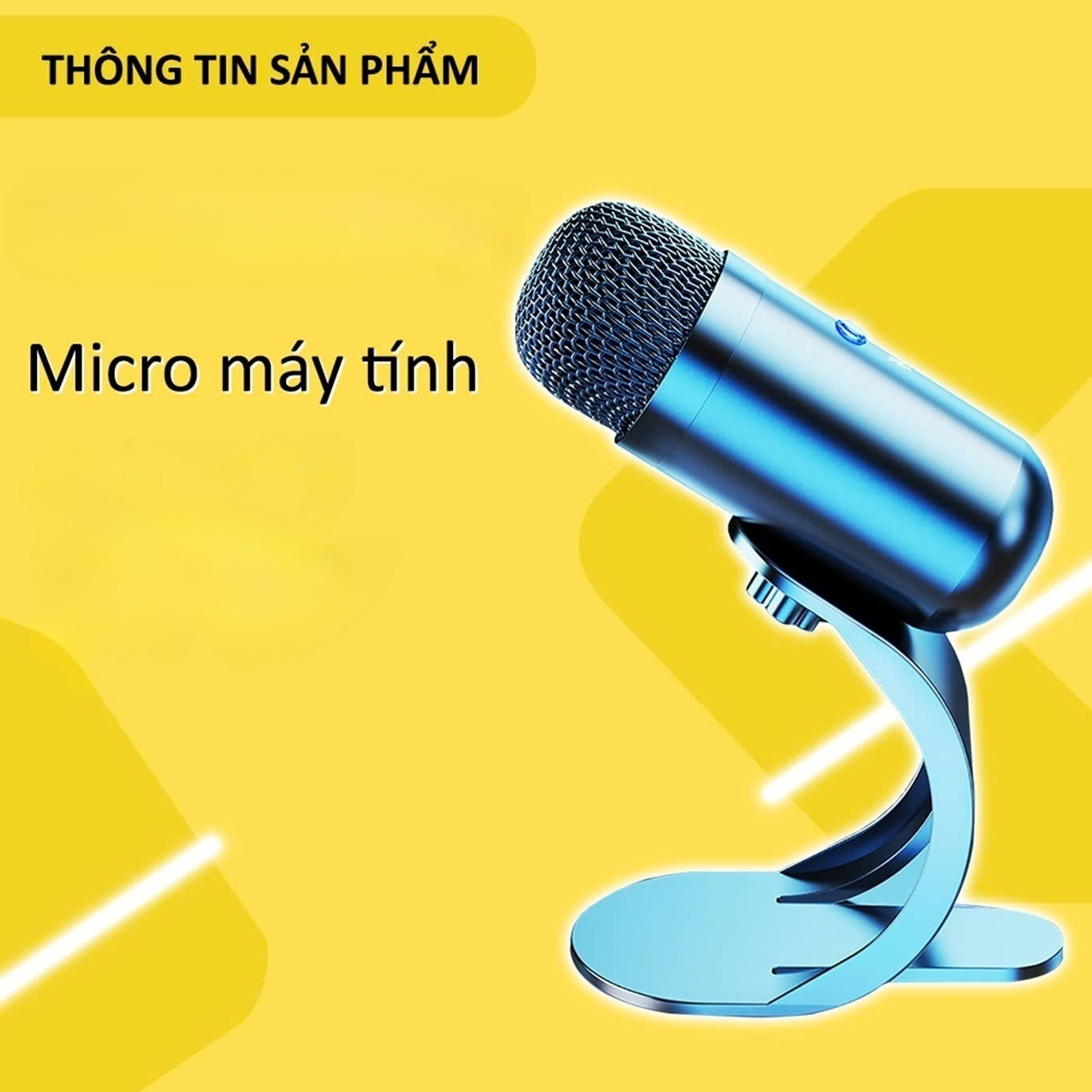 Micro USB Mini Mic Thu Âm Podcast Livestream Radio Microphone Phòng Thu Studio Karaoke SoloCast Cắm Máy Tính Bàn Laptop Chat Voice Học Online Chơi – Hàng Nhập Khẩu