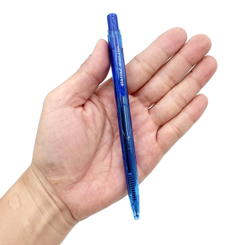 Bộ 6 Bút Bi Stacom - BP1017-C 0.7mm - Màu Xanh