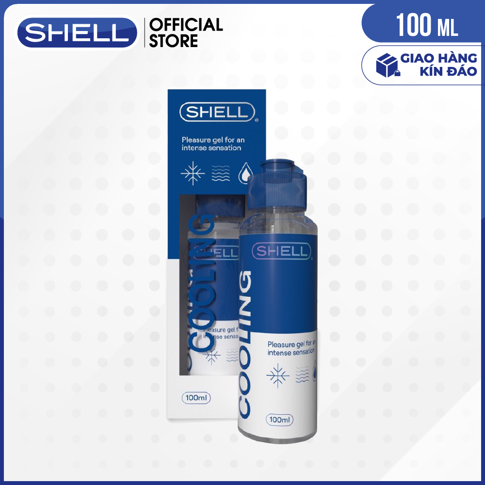 Gel bôi trơn mát lạnh Shell Cooling - Chai 100ml | SHELL CHÍNH HÃNG